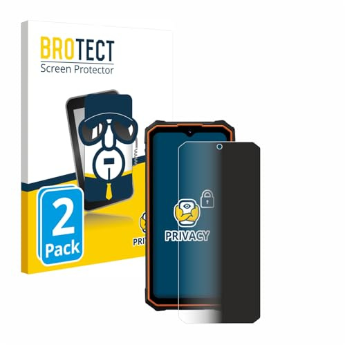 BROTECT 2 Stück Anti-Spy Blickschutzfolie für Hotwav Cyber 13 Pro Privacy Screen Protector [Displayschutz-Folie, Sichtschutz, Blaulichtfilter]