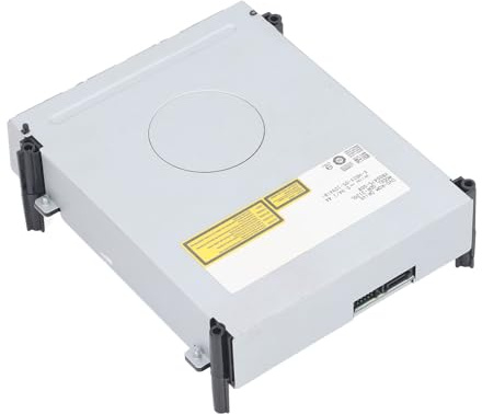 Asixxsix Unidad de Disco de Consola de Juegos, Unidad de CD DVD Externa, Controlador ROM, Unidad de Disco óptico de Metal para Consola de Juegos X Box 360, Disco Duro Externo Portátil
