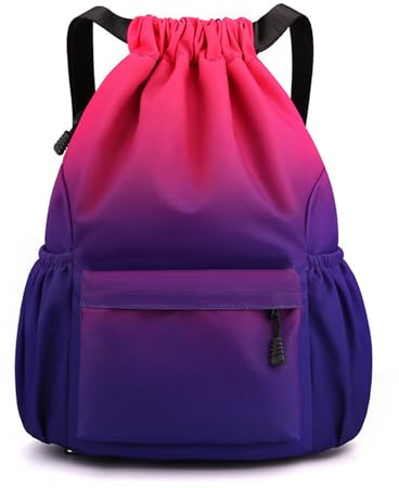 Flintronic Borsa Coulisse, Sacca Sportiva, Zaino Impermeabile per Palestra, Spiaggia, Nuoto e Fitness
