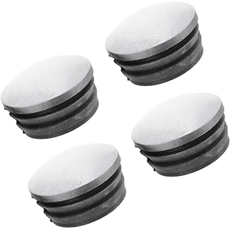 Vaguelly 4pcs Reflective Column Cap Rubber Fence Post Caps Post Protective for Outdoor Fence