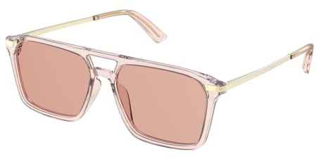 Goiteia FL-Rose Photochromic Migraine Glasses,Light Sensitivity Glasses for Fluorescent LED Glare,Photophobia,Computer Screen Glare,Dual AR Coatings-Spring Hinges for Better Comfor