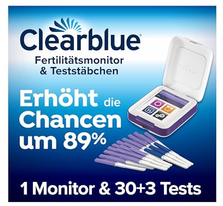 Clearblue Fertilitätsmonitor/Ovulationstest + Nachfüllpackung, Monitor + 33