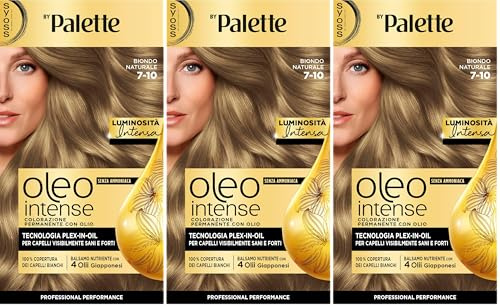 Syoss by Palette Oleo Intense, 7-10 Biondo Naturale (Confezione da 3)
