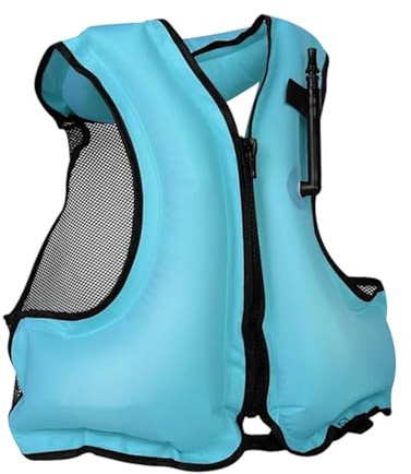 Aufblasbare Sicherheitsweste für Erwachsene, bis 100 kg & 150-200 cm, verstellbare Doppelkammer, hohe Sichtbarkeit für Kajak, SUP, Surfen, Tauchen 5#