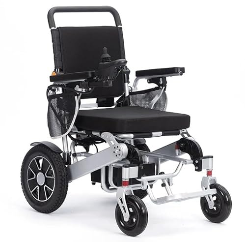 Leichter Faltbarer Elektrischer Rollstuhl 12Ah Batt Bis 150 kg Sitzbreite 56cm, J26 modell Elektrorollstuhl