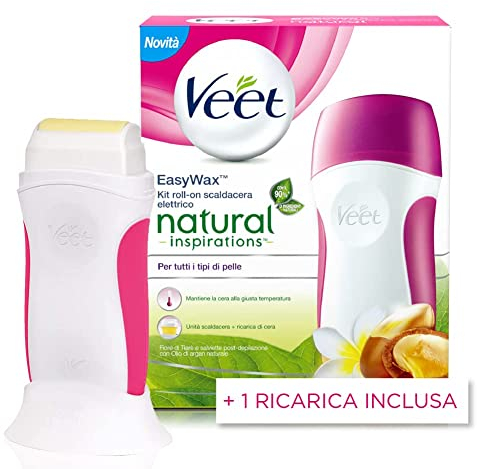Cere Easy Wax Kit Natural Inspirations Fiore Tiarè & Argan Oil