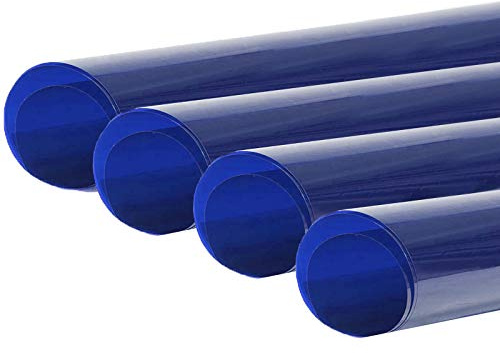 4 x Gel Correcteur de Lumière Couleur Transparente 40x50cm Bleu, Kit de Wratten Filtre de Gel Flash Eclairage pour Photo Flash Stroboscopique Studio, LED Lumière Vidéo, DJ Lampes, etc