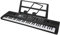 Wakects Piano Digital Portátil con 61 Teclas, 16 Sonidos, 8 Efectos de Sonido, 10 Ritmos, 6 Demos, Ritmo y Volumen Ajustables, Micrófono Incorporado para la Práctica del Canto