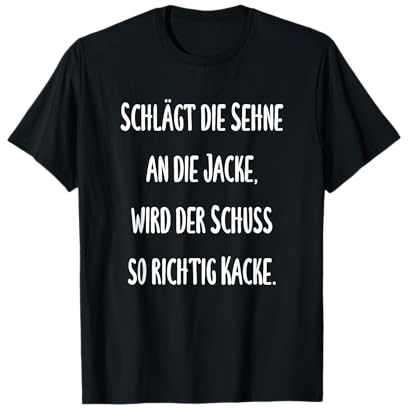 Bogensport - Schlägt die Sehne an die Jacke, wird der Schuss T-Shirt