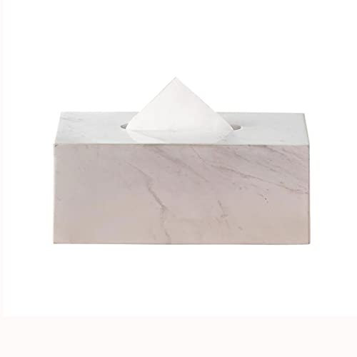 Marmor-Taschentuchbox-Abdeckung, nordeuropäischer minimalistischer Gesichtstuchhalter, Heimdekoration