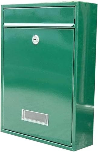 FLTRGO Boîte Aux Lettres Murale avec Verrouillage, Boîte Aux Lettres Murale, Boîte Aux Lettres Murale Étanche avec Étiquette De Direction Et Deux Clés ~ /