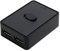 Interruttore KVM USB 3.0, Switch USB 3.0, Adattatore di Condivisione Bidirezionale per 2 Computer, Compatibile con USB 2.0 e 1.1, per Ufficio e Casa, Facile da Usare con Pulsante di Scambio