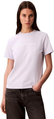 Calvin Klein Women’s Short Sleeve Regular Fit Classic Logo T-Shirt