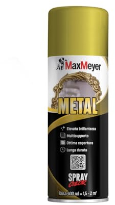 Maxmeyer Spray Metal Cromato Oro 0.400 L