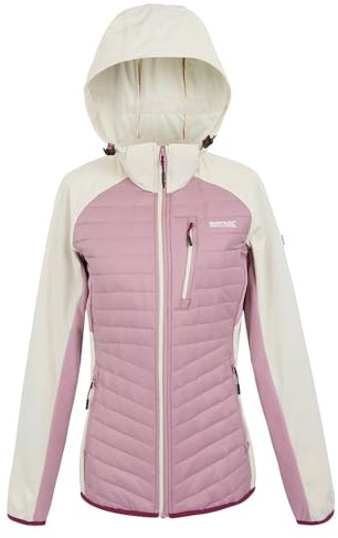 Regatta - Chaqueta Acolchada Pro Hybrid II para Mujer (42 EU) (Vainilla Claro, Lilas)