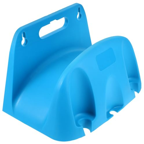 Soporte para Manguera de Pared de Plástico Azul para Jardín