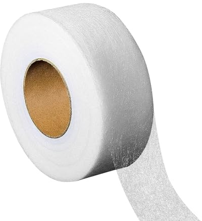 WQNNQW 64m X 4cm Saumband Zum Aufbügeln,Bügelband Saumband,Bügelband Für Vorhänge Zum Kürzen, Nahtband Zum Aufbügeln,Bügelband Zum Kürzen,Für Stoff Kleidung Hosen Bügeln Kleben Flicken Verschmelzen