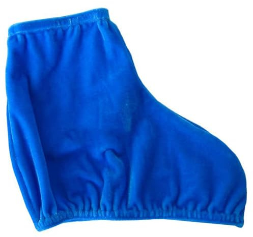 Besshepplo Funda para Botas de Patinaje para protección Antimanchas, Compatible con Patines artísticos y Zapatillas de Patinaje sobre Hielo, Ajuste elástico (Azul).