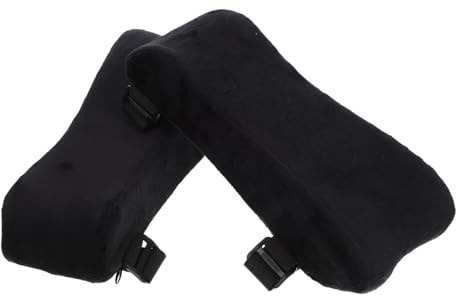 iplusmile 2pezzi Cuscino per Bracciolo della Sedia Copribracciolo Resistente all Usura Bracciolo Comodo Cuscini per Braccioli Morbidi Poggiagomiti Ergonomici per Sedi Ufficio Casa
