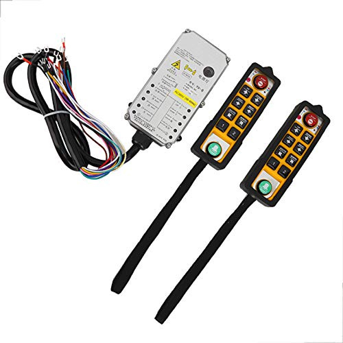aqxreight Hoist Controller Double Handle with Three Proof Features for Crane, and Oil for Reliable Performance in Heavy Duty Applications (Plastic 3)