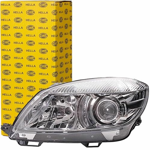 HELLA 1ZL 010 417-421 Halogen/FF/DE-HauptScheinwerfer | Kompatibel mit: SKODA FABIA II, FABIA II Combi, ROOMSTER, ROOMSTER Praktik