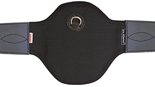 Euroriding Sattelgurt Privilège Equitation  Jump, Farbe: schwarz, Große: 115