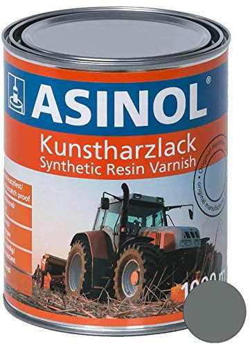 ASINOL SCHLÜTER GRAU 1.000 ml Kunstharzlack Farbe Lack 1l Liter Dose