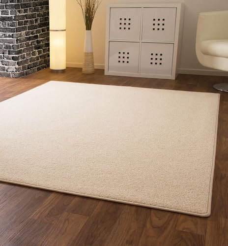 Steffensmeier Designer Teppich Modern Berber Wellington in Sand, Größe: 120x180 cm