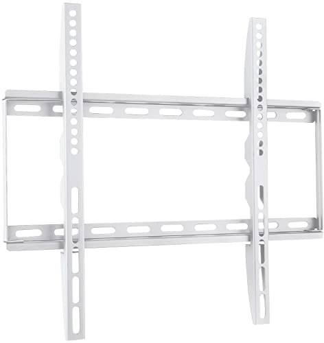 Techly 023813 Supporto a Muro Fisso Slim per TV LED LCD 23-55 Bianco Bianco
