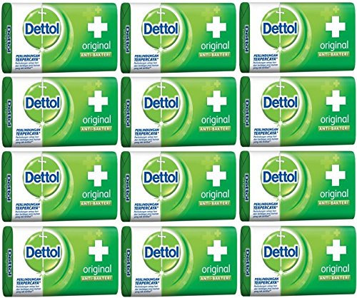 12 x 65g Dettol Original Antibacterial Personal Protect Soap Bars