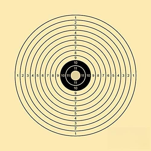 X-Targets Målskivor * luftgevärskivor */14 x 14 cm/skjutrutkartong 200 g/m² (500 stycken)
