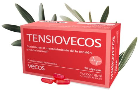 Ajo Fresco y Coenzima Q10 para Cuidar tu Salud Cardiovascular - Tensiovecos - 90 Cápsulas - Contribuye al Mantenimiento de la Tensión Arterial Normal - Propiedades Antioxidantes