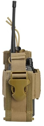 VIPERADE Walkie Talkie Tasche,MOLLE Funkgerätehalter,Verstellbare Funkgeräte Holster für Weste,Walkie Talkie Halter Radio Holster für Gürtel,Multifunktionale Radio Pouch Funkgerät Tasche