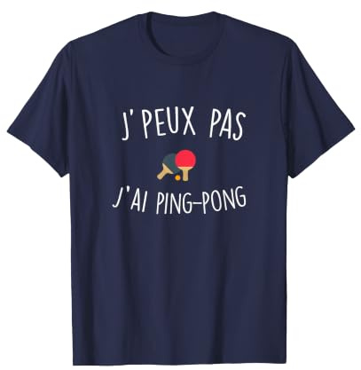 Chemise de ping-Pong et de Tennis de Table T-Shirt