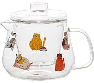 caihuashopping Fruchtsaft Krug Netter Kugel mit Glas-Eingebauter Filter und hochtemperaturbeständiger kalter Wasserkanne mit Griff und Deckel für Saft, Milch, Getränke Wasserkrug (Size : Small)