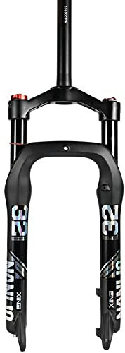 Gaderth Fahrrad-Federgabel, 50,8 cm (20 Zoll), gerade Vordergabel, 10,2 cm Reifen, 135 mm, Luft-Doppelschulter, Fahrrad-Vordergabel, Schnee, Strand, Stoßdämpfer, Mountainbike, MTB, Gabel 50,8 cm