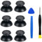 CUZKC 3 Paar Thumbsticks kompatibel mit ps5 & mit ps4 Controller, 3pcs Ersatz-Sticks & Tools fur ps5 Controller Sticks, Texturiert Analogsticks Joystick Aufsätze für ps5 für ps4 pro Slim Controller