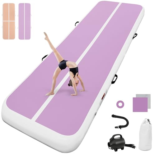 Inflatable Tumbling Gym Mat 10cm high 3 M Inflatable Air Gymnastics Mat Training Mats Gymnastics tumbling mat with Air Pump