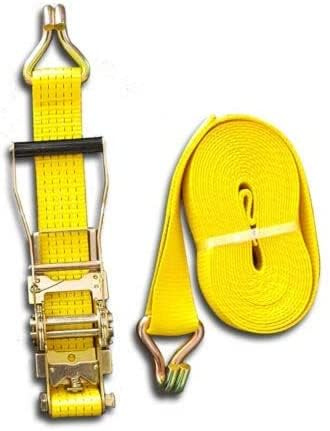 Correa tensora 5to 20m 50 mm/carraca base EN 12195-2 2500/5000 daN amarillo