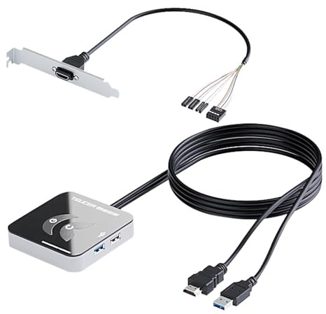 Generic Bouton d'alimentation À Distance PC - Interrupteur D'extension | D'alimentation Pour Bureau, Fonctionnement Simple |. Pour La Maison Et Le Bureau, Bouton Externe Pour Un Ordinateur De Bureau