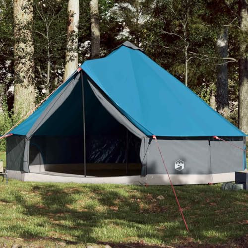 Furniture Select Familienzelt Tipi 12 Personen blau wasserdicht