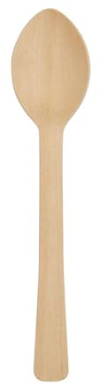 1000 Stück Byo Byò Löffel Ecowood | Holz, Karton, natur, L: 16cm, Einweglöffel aus Birkenholz, Einweg Holzlöffel, Biologisch abbaubares Einwegbesteck, Holzbesteck, Einweg Löffel, Holz Löffel
