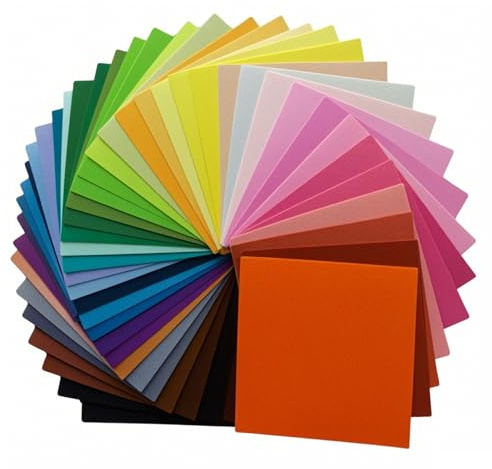 JIEHIN 80 Stück Filzstoff zum Basteln 30 x 30 cm, 40 Farben Bastelfilz Filz zum Basteln, Farbig Filzblätter Vliesstoff Filzplatten, Bastelfilz Filzstoff zum DIY Handwerk Nähen, Manual Decoration