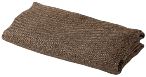 Blausky 2m x 150cm Leinenstoff Meterware,Jutestoff Natur Leinen Nähstoff,Kreuzstich Stoff Patchwork-Stoff Jute Stoff Dekostoff für Stickerei Dekoration,Tischdecke,Gartenarbeite,Kaffee