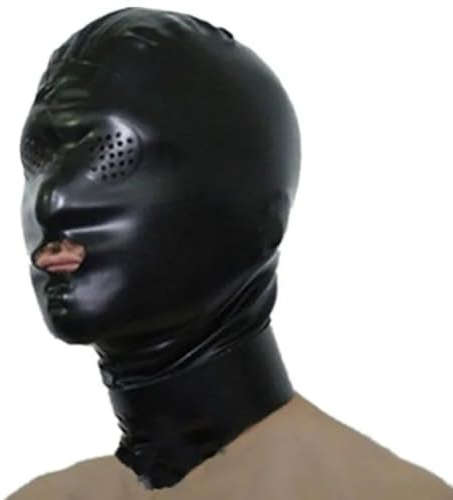 KYTFLCG LáTex Cabeza Cubrir LáTex MáScara de Cabeza Capucha de Goma para Cosplay Fiesta Hecho a Mano para Cosplay Fiesta Ropa(Size:XL)