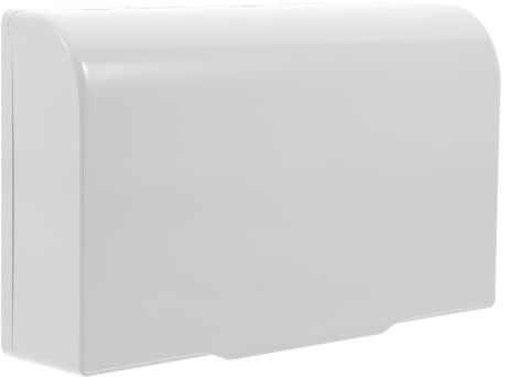 OFFIGAM Protector Adhesivo para Enchufe Doble 86 Tipo Tapa de Salida Exterior Resistente al Agua Caja de Cubierta Eléctrica para Uso en Exteriores Cubierta de Enchufe Adhesiva