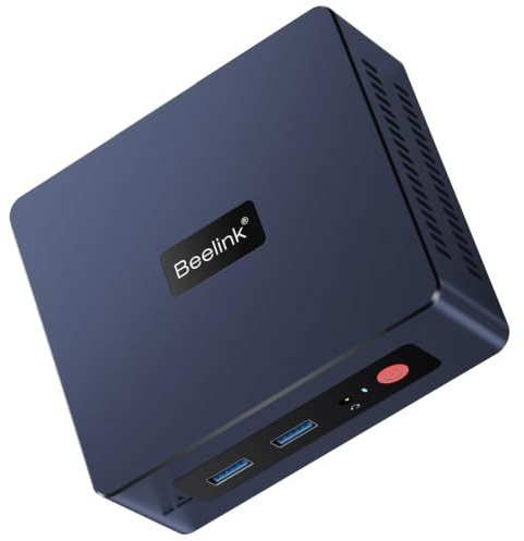 Beelink Mini PC SER3 Mini Ordenador de Sobremesa con AMD Ryzen 3 3200U (2C/4T, hasta 3,5 GHz), 8GB SO-DIMM DDR4 + 256GB M.2 PCIe3.0x4 SSD, Soporte 4K HD/BT 5.0/Wi-Fi 5/1000Mbps LAN/Dual HDMI