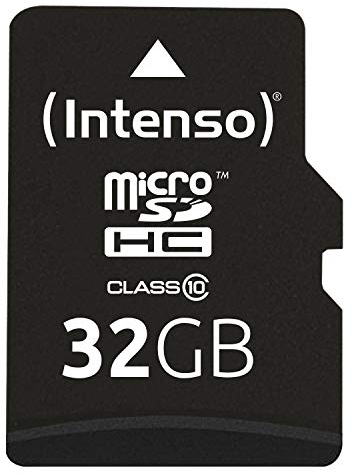 Intenso Scheda di memoria microSDHC da 32 GB, Classe 10 (con Adattatore SD)