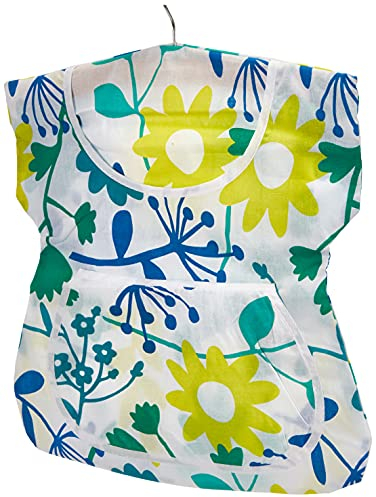 WENKO Wäscheklammer-Kleid, Baumwolle, 33 x 45 x 1 cm, Mehrfarbig