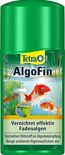 Tetra Pond AlgoFin Teich Algenvernichter - wirkt effektiv bei Fadenalgen, Schwebealgen und Schmieralgen im Gartenteich, 250ml